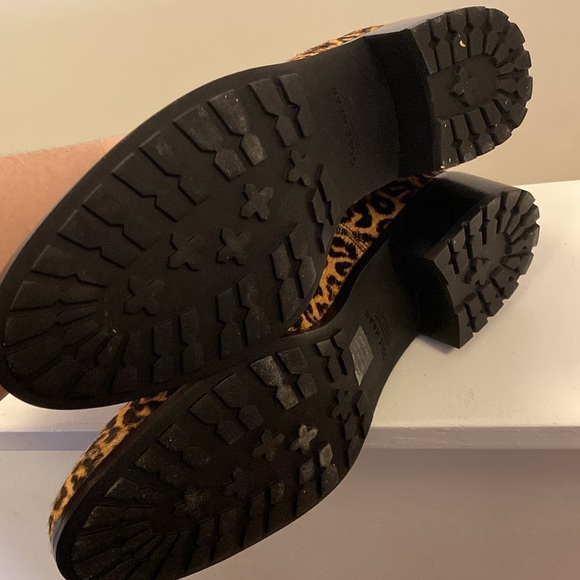 Cole Haan Newburg Booties in water resistant leopard-print ponyhair - Picture 11 of 12